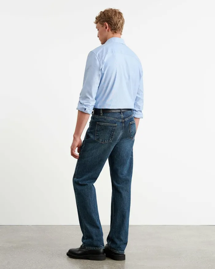 Nili Lotan FINN SHIRT Light Blue Men Shirts