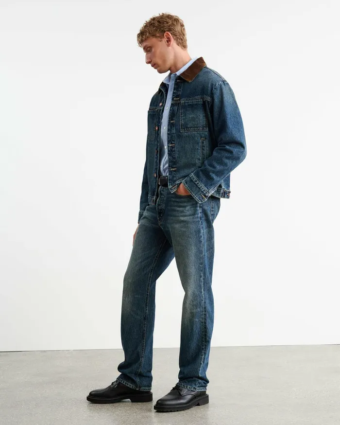 Nili Lotan FINN SHIRT Light Blue Men Shirts