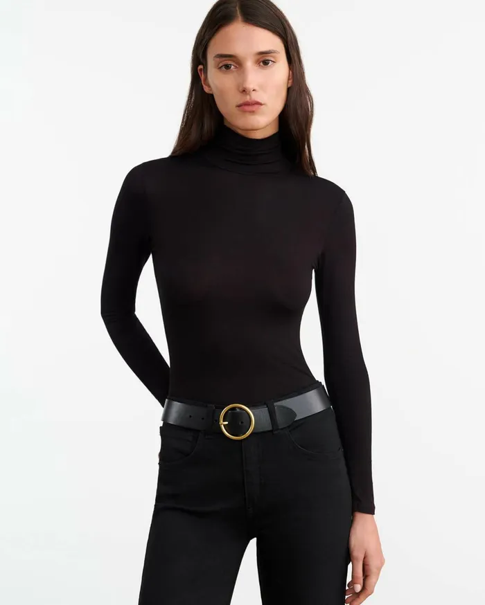 Nili Lotan KERIA TURTLENECK Black Women Tops