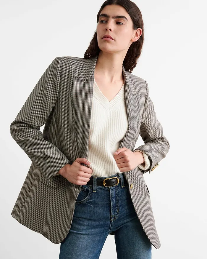 Nili Lotan KORINA CASHMERE SWEATER Espresso Women Knits and Sweaters