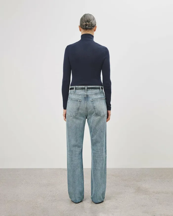 Nili Lotan LYNNETTE TURTLENECK Black Women Knits and Sweaters