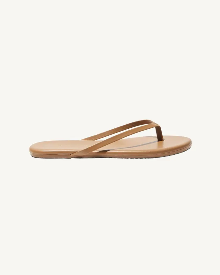 Nili Lotan NL X TKEES LEATHER FLIP FLOP Dark Brown Women Shoes