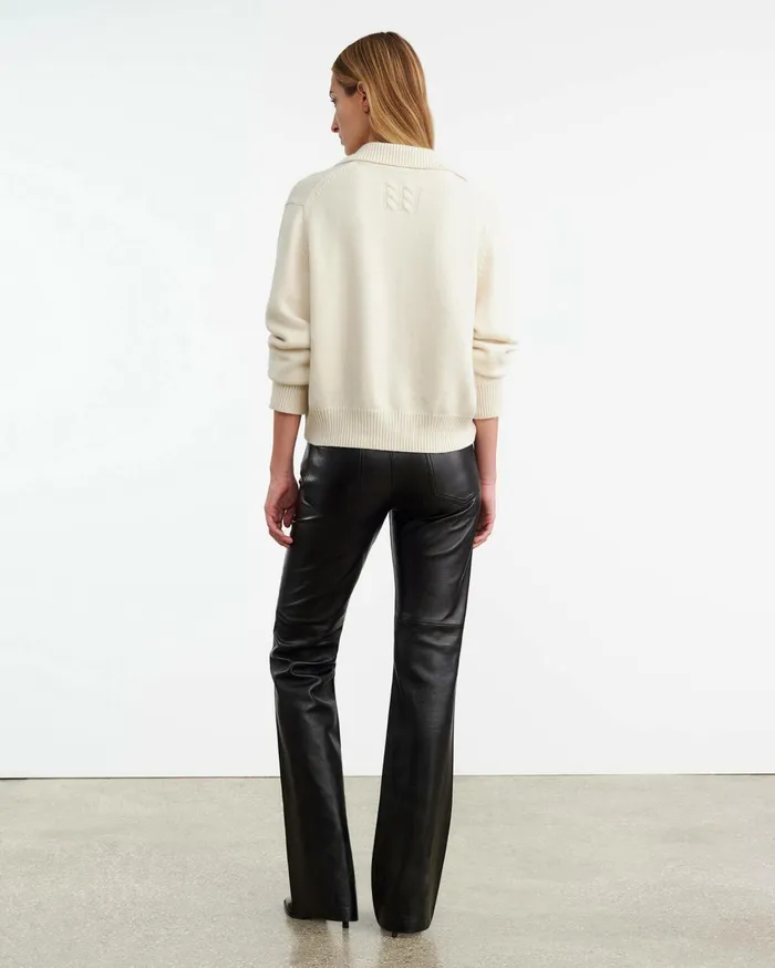 Nili Lotan RENATA CASHMERE SWEATER Ivory Women Knits and Sweaters