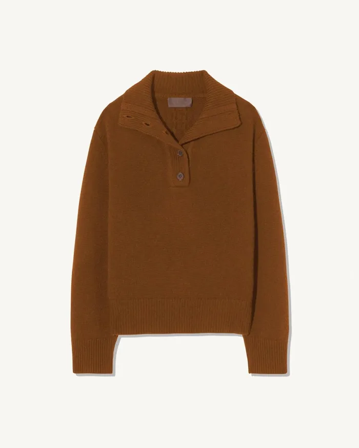 Nili Lotan RENATA CASHMERE SWEATER Ivory Women Knits and Sweaters