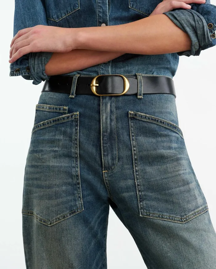 Nili Lotan SHON JEAN Classic Wash Women Denim