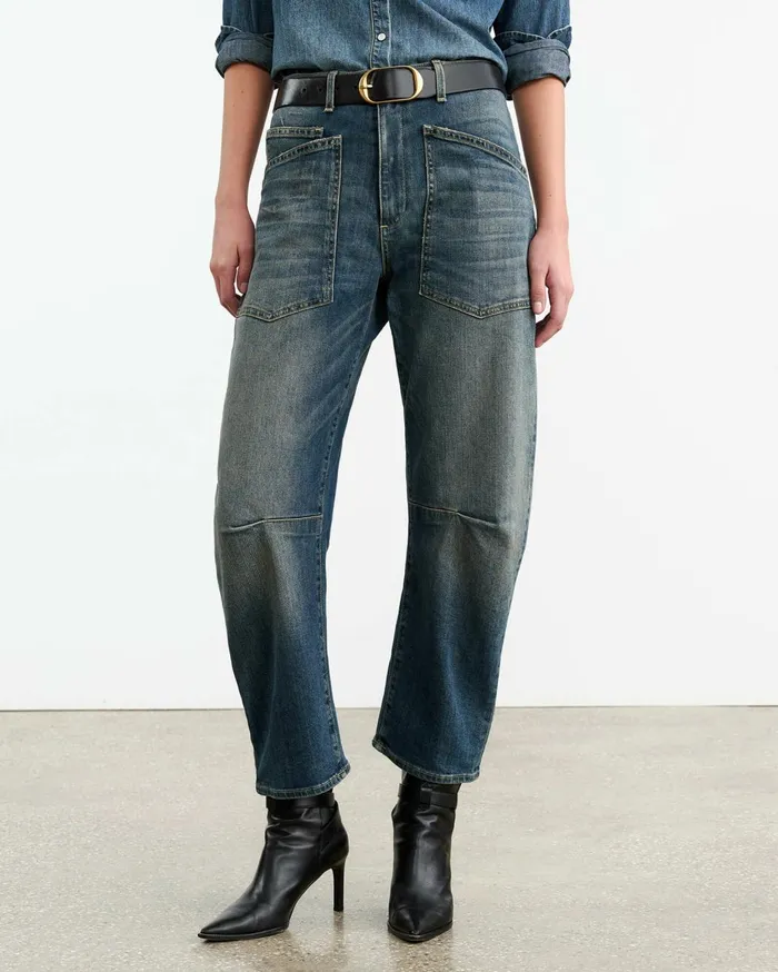 Nili Lotan SHON JEAN Classic Wash Women Denim