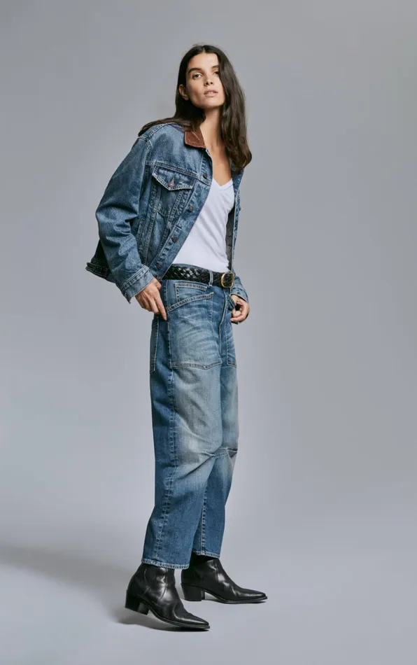 Nili Lotan SHON JEAN Classic Wash Women Denim