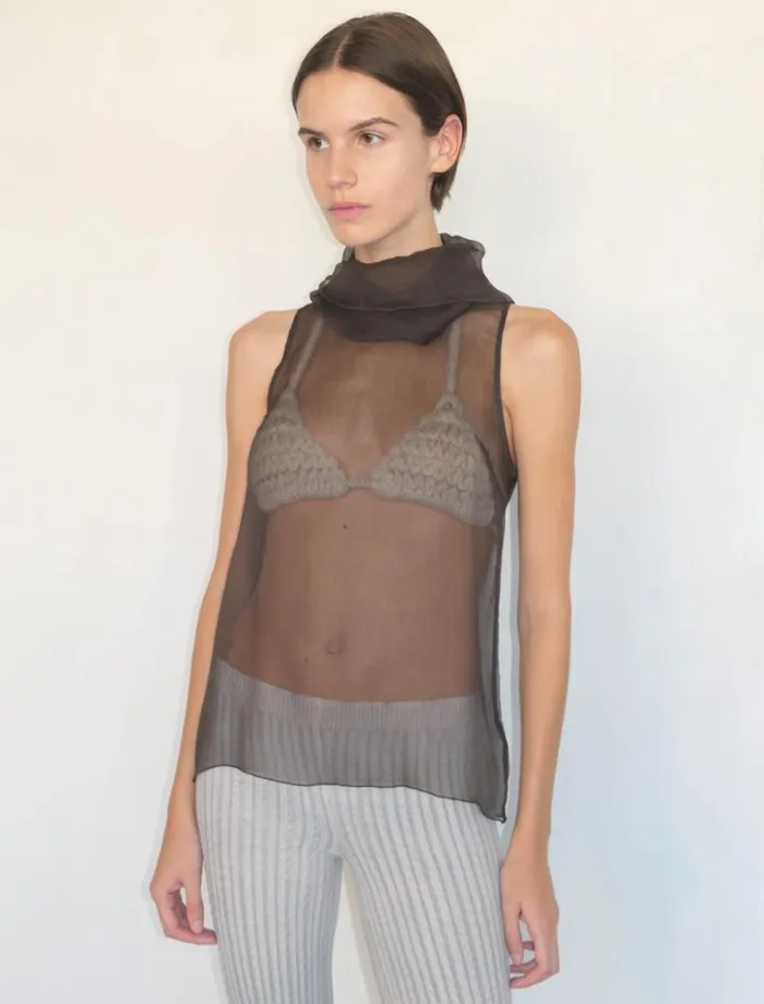 No 1723 Merlin Dark Brown Women Paloma Wool Tops