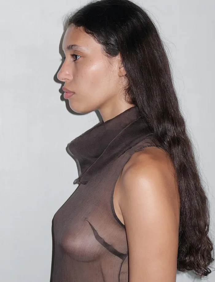 No 1723 Merlin Dark Brown Women Paloma Wool Tops