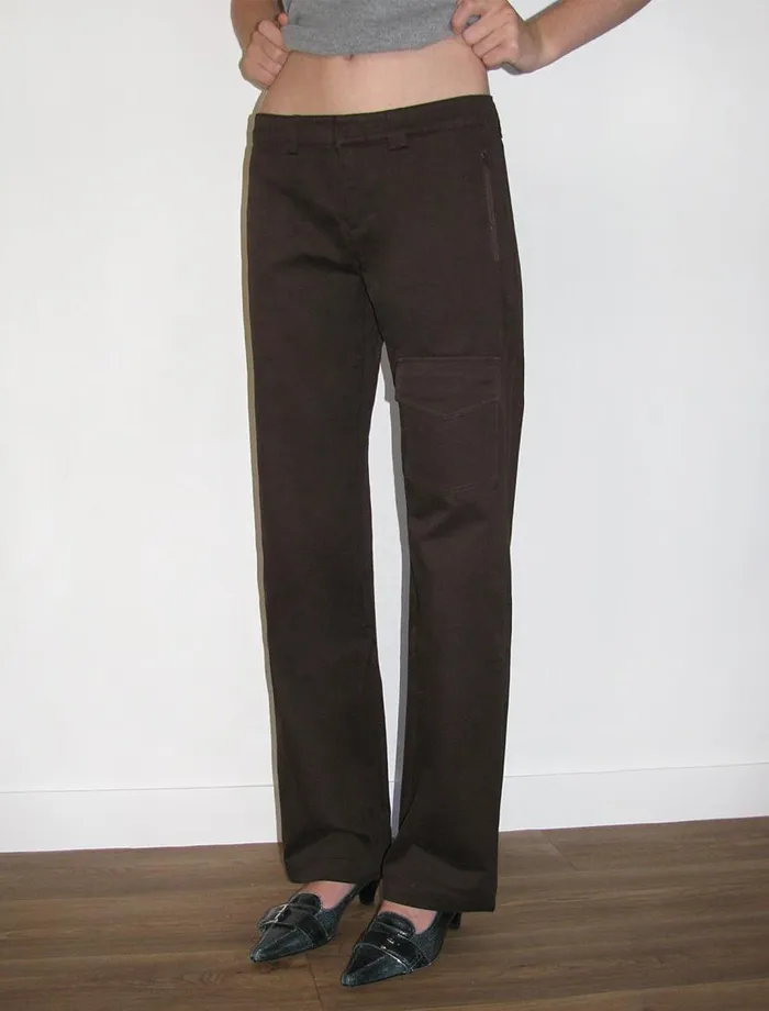 No 1846 Urone Brown Women Paloma Wool Bottoms