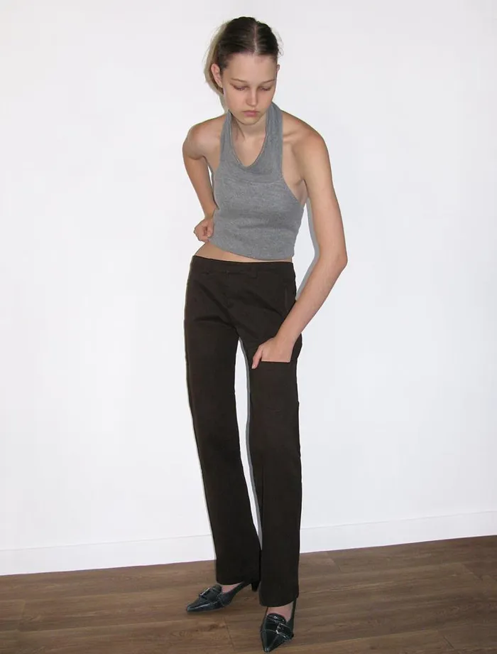 No 1846 Urone Brown Women Paloma Wool Bottoms