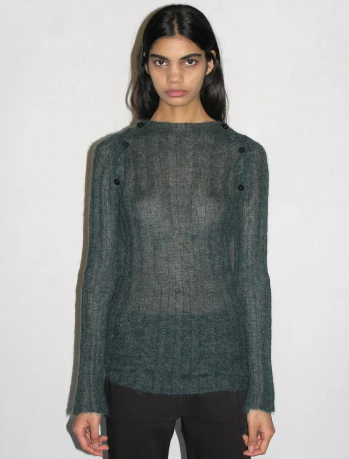 No 1871 Sumire Dark Green Women Paloma Wool Knits