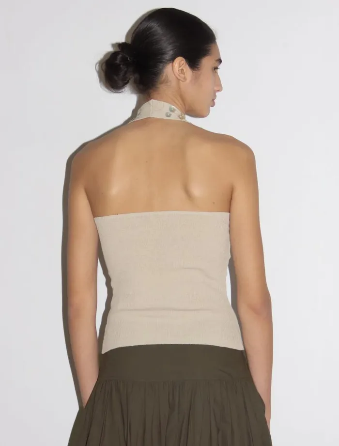 No 1895 Nerium Beige Women Paloma Wool Tops