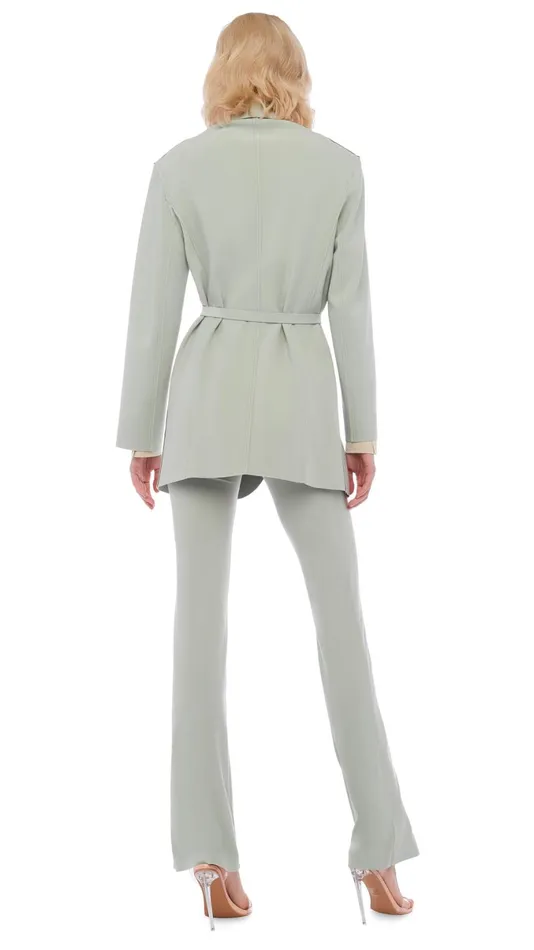 Norma Kamali Bottoms BOOT PANT Dried Sage 8211 Clothing