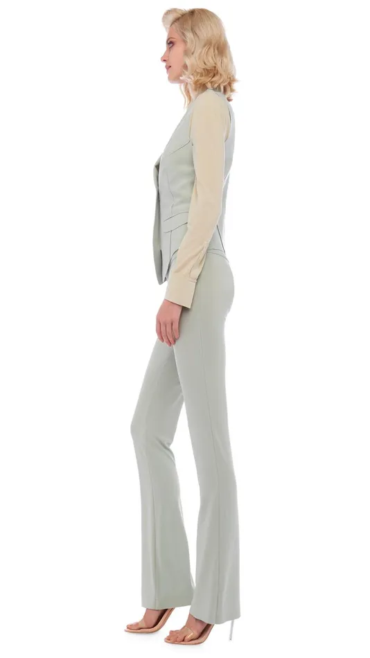 Norma Kamali Bottoms BOOT PANT Dried Sage 8211 Clothing
