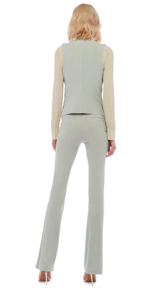 Norma Kamali Bottoms BOOT PANT Dried Sage 8211 Clothing