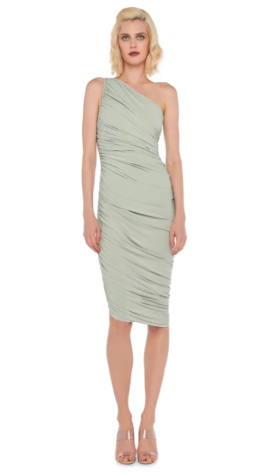 Norma Kamali Dresses DIANA DRESS Dried Sage 8211 Clothing