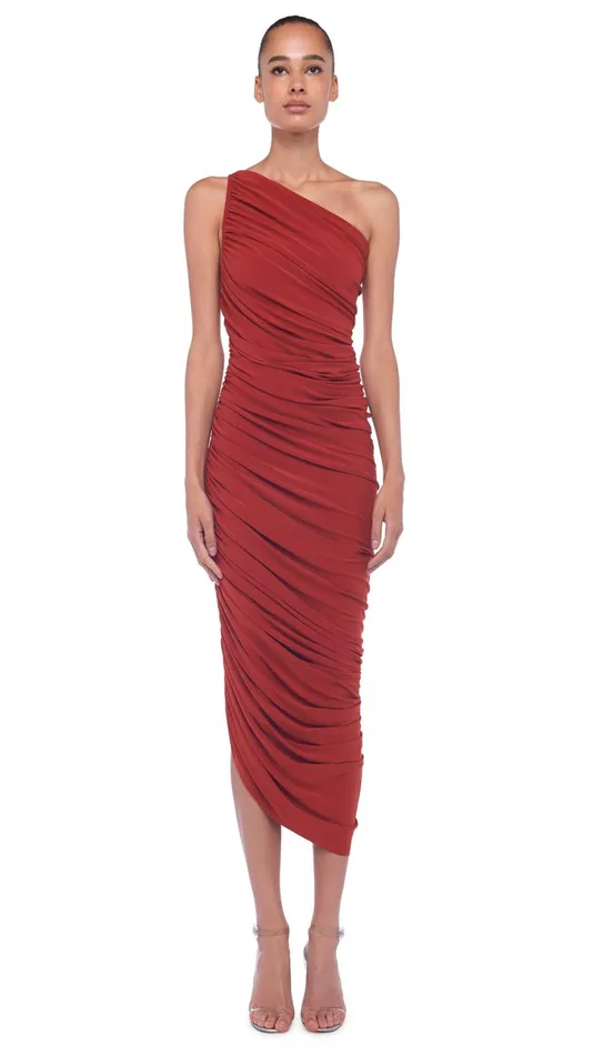 Norma Kamali Dresses DIANA GOWN Cinnamon 8211 Clothing