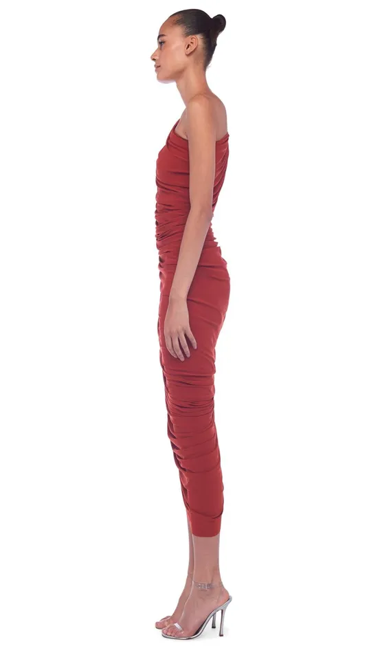 Norma Kamali Dresses DIANA GOWN Cinnamon 8211 Clothing