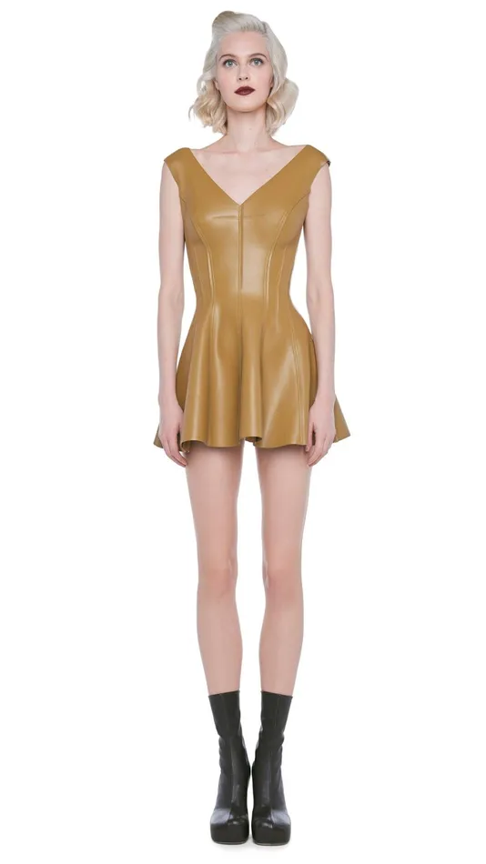 Norma Kamali Dresses GRACE MINI DRESS Woods 8211 Clothing