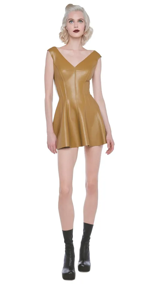 Norma Kamali Dresses GRACE MINI DRESS Woods 8211 Clothing