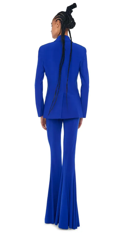 Norma Kamali Jackets CLASSIC SINGLE BREASTED JACKET Electric Blue 8211 Clothing Norma Kamali Jackets CLASSIC SINGLE BREASTED JACKET Electric Blue 8211 Clothing