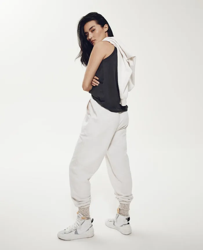 Nova Crew Ivory Dust Women AG Jeans Sweatshirts Nova Crew Ivory Dust Women AG Jeans Sweatshirts