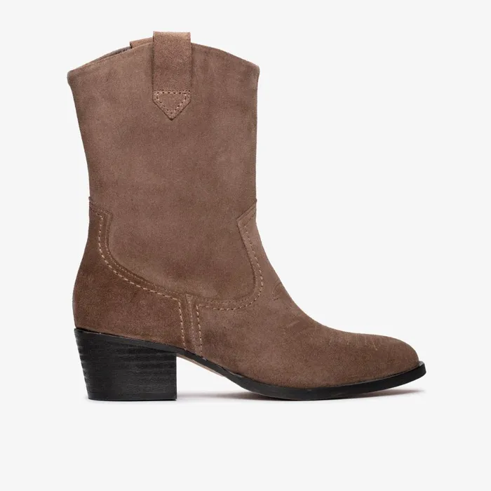 Octavia Up Taupe Suede Women Clarks Boots and Booties