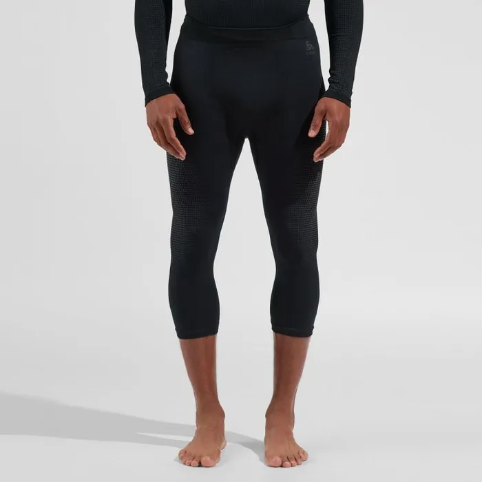 Odlo Base Layers The Performance Warm Base Layer 34 Bottoms Black 8211 New Odlo Graphite Grey 8211 Men