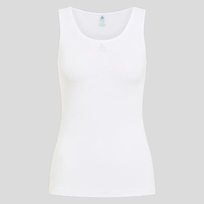 Odlo Cycling The Zeroweight Seamless Sleeveless Cycling Base Layer White 8211 Women