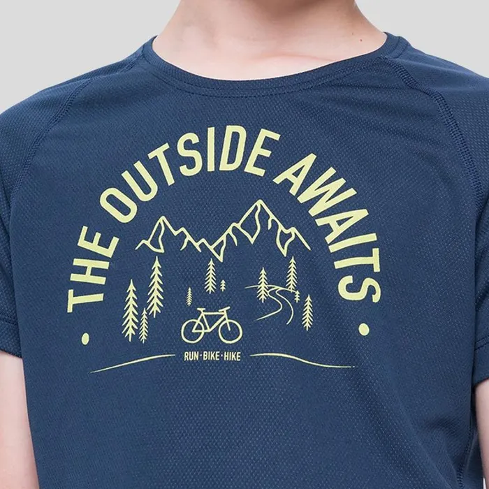 Odlo Hiking The Weact 039 Collection FDry Active Tee Diving Navy 8211 Kids