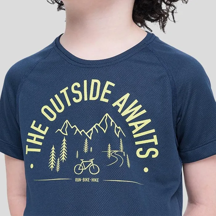 Odlo Hiking The Weact 039 Collection FDry Active Tee Diving Navy 8211 Kids