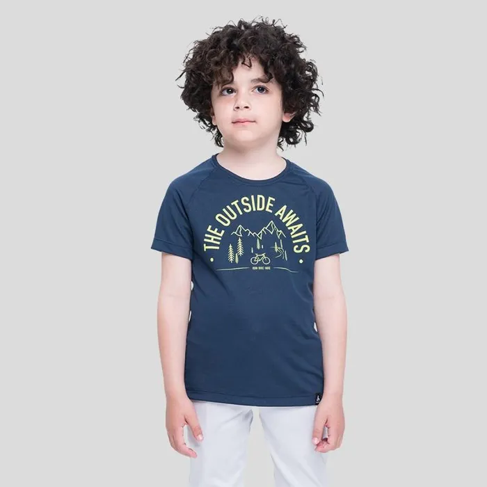 Odlo Hiking The Weact 039 Collection FDry Active Tee Diving Navy 8211 Kids
