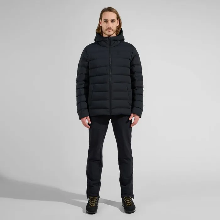 Odlo Jackets and Vests The Ascent NThermic Recycled Down Hooded Jacket Black 8211 Men