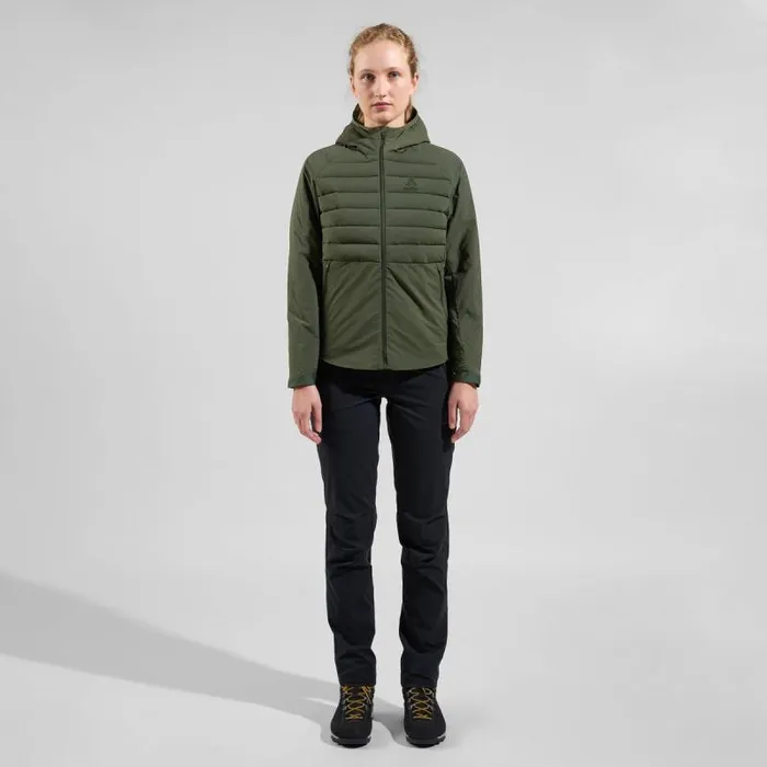 Odlo Jackets and Vests The Ascent SThermic Mid Insulation Hooded Jacket Deep Depths 8211 Women