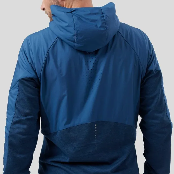 Odlo Jackets and Vests The Run Easy SThermic Running Jacket Blue Wing Teal 8211 Men