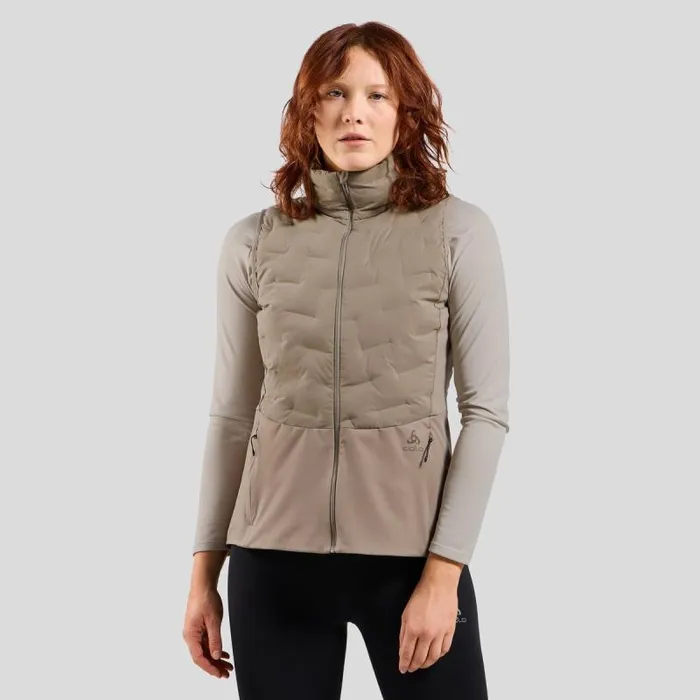 Odlo Jackets and Vests The Zeroweight Insulator Running Vest Cinder 8211 Women