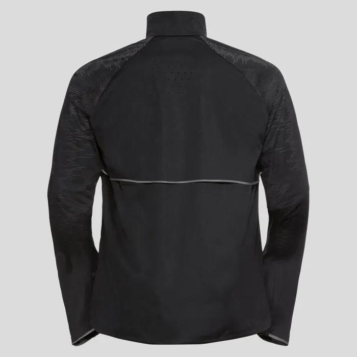 Odlo Jackets and Vests The Zeroweight Pro Warm Reflective Running Jacket Black 8211 Men