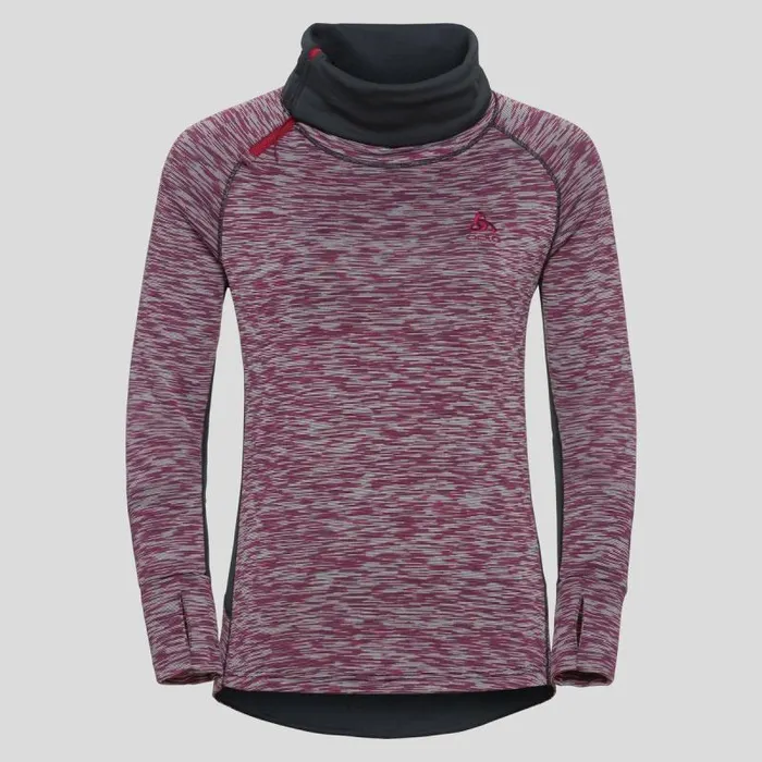 Odlo Mid Layers and Longsleeves The Berra Sl HalfZip Mid Layer Raspberry Fudge 8211 Space Dye 8211 Women Odlo Mid Layers and Longsleeves The Berra Sl HalfZip Mid Layer Raspberry Fudge 8211 Space Dye 8211 Women