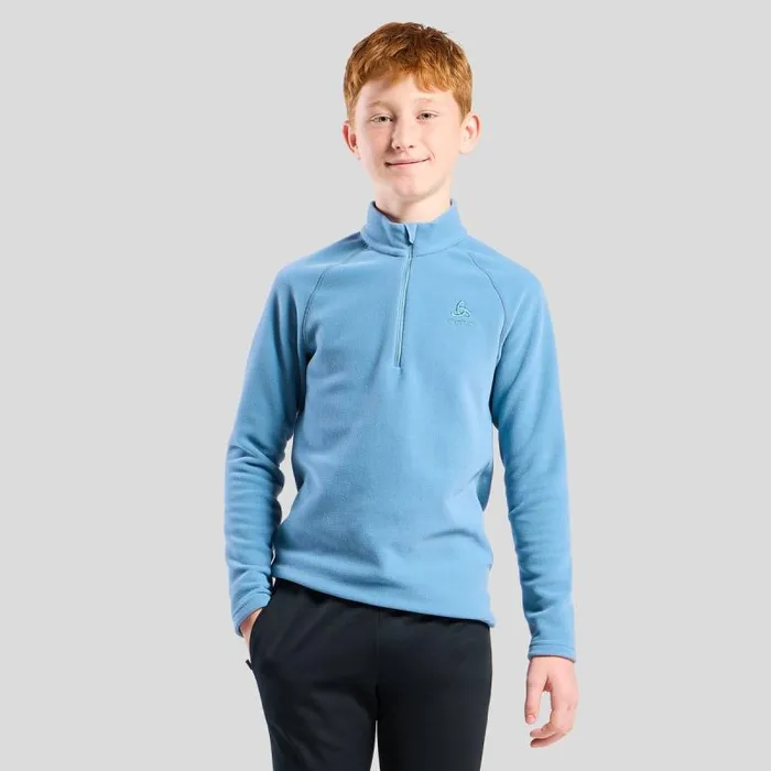 Odlo Mid Layers and Longsleeves The Rigi 039 HalfZip Mid Layer Provincial Blue 8211 Kids