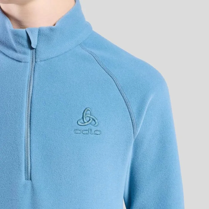 Odlo Mid Layers and Longsleeves The Rigi 039 HalfZip Mid Layer Provincial Blue 8211 Kids