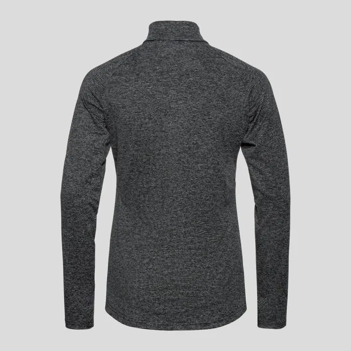 Odlo Mid Layers and Longsleeves The Sesvenna HalfZip Mid Layer Black Melange 8211 Women
