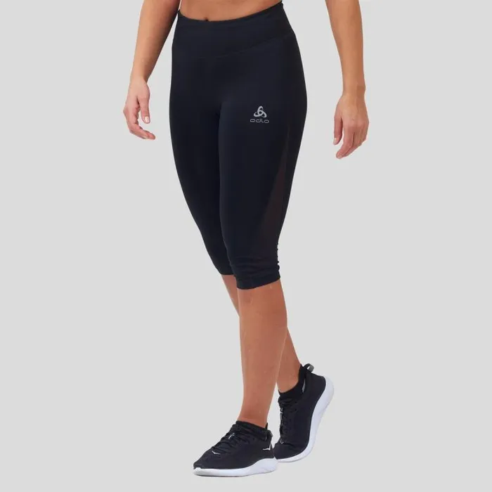 Odlo Pants and Tights The Essentials 34 Mesh Tights Black 8211 Women