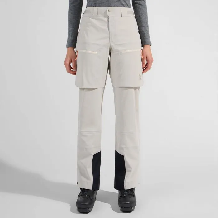 Odlo Pants and Tights The XAlp 3l Hardshell Snow Pants Silver Cloud 8211 Women