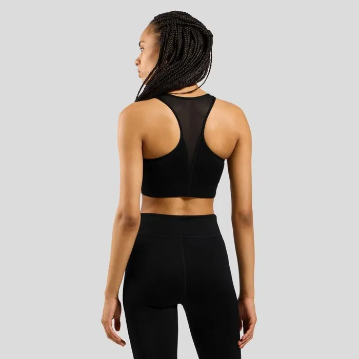 Odlo Sports Bras The Essentials Mesh Running Bra Black 8211 Women