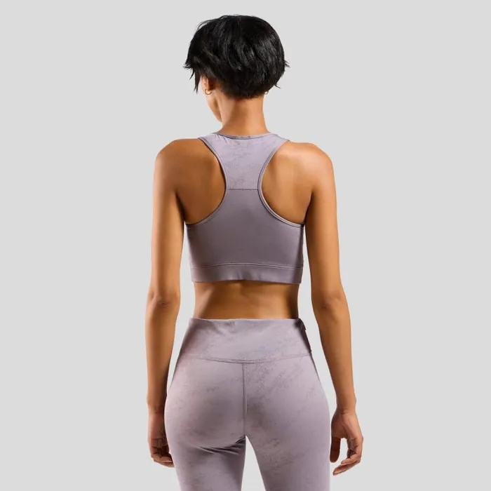 Odlo Sports Bras The Essentials Print Bralette Gray Ridge 8211 Women