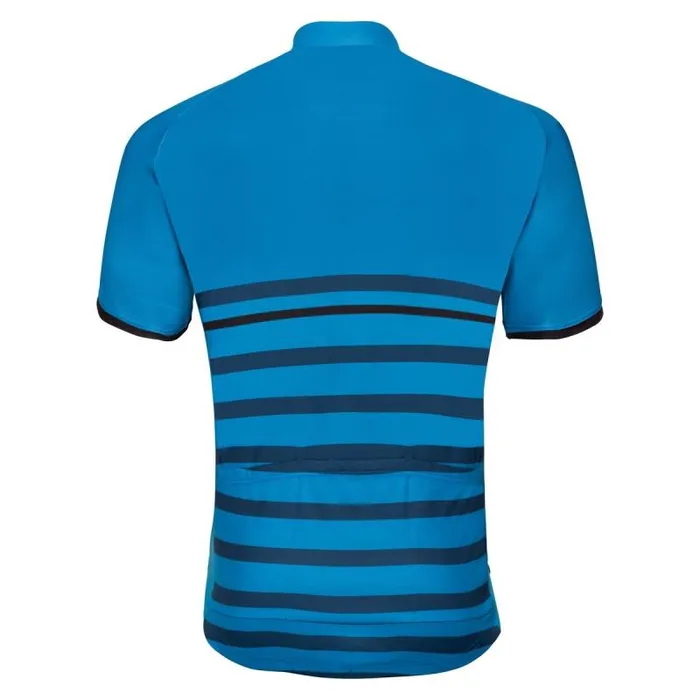 Odlo Tshirts and Polos Fujin Print Cycling Jersey Blue Jewel 8211 Retro 8211 Men