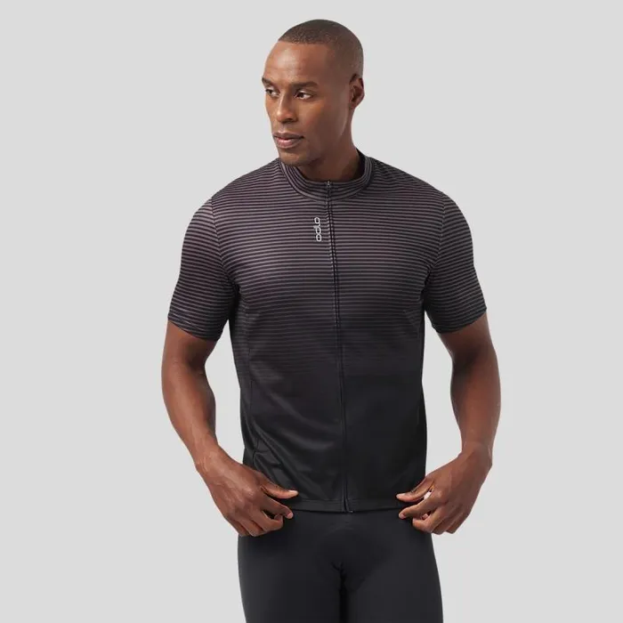 Odlo Tshirts and Polos The Essentials Jersey Odlo Graphite Grey 8211 Black 8211 Men