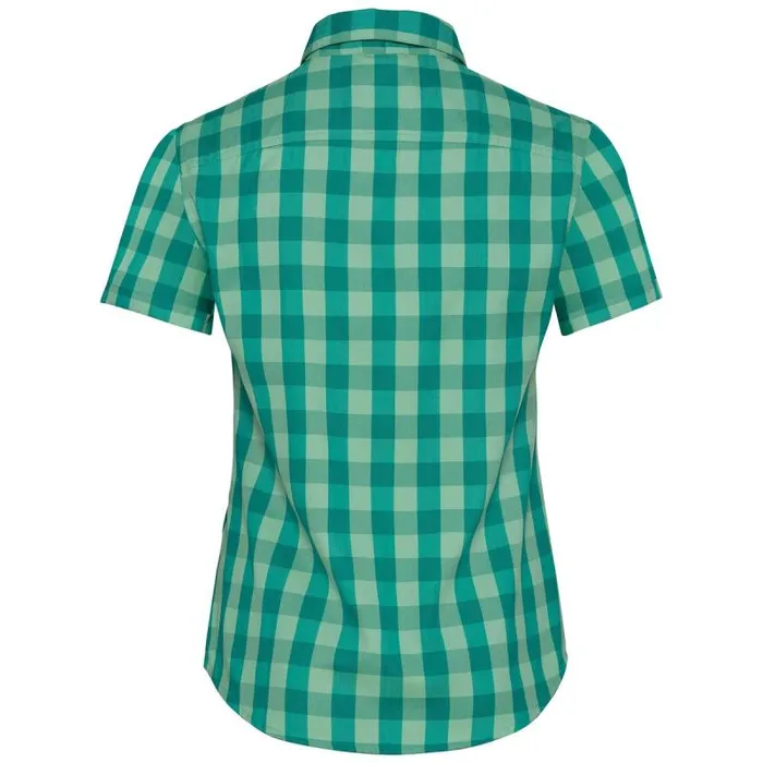 Odlo Tshirts and Polos The Mythen Blouse Creme De Menthe 8211 Quetzal Green 8211 Check 8211 Women