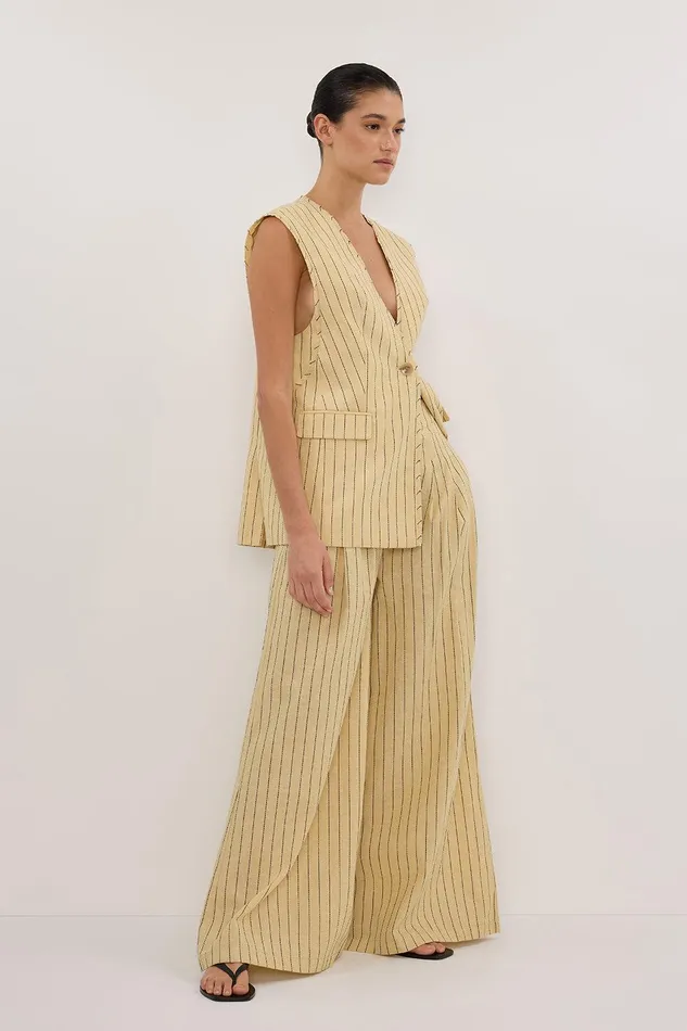 OLLIE DUNE STRIPE WIDE LEG PANT Women DISSH Pants